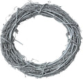 18″ Natural Grapevine Wreath – American Wreaths - Silver