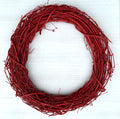 18″ Natural Grapevine Wreath – American Wreaths - Red